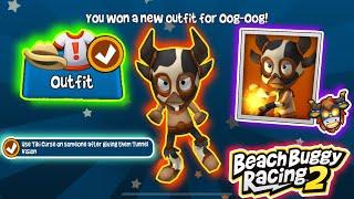 Use Tiki Curse On Opp Aften Giving Tunnel Vision ️| Unlocked Oog Oog Outfit | Beach Buggy Racing 2