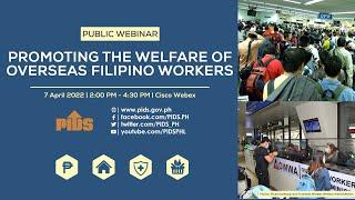 Promoting the Welfare of Overseas Filipino Workers