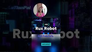 RuxBot: The Future of Smart Desktop Robots! ️ #ArtificialIntelligence #SmartRobot #TechInnovations