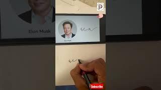 #shorts  Elon musk signature copy#signature #billionaire #tesla