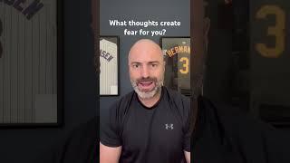 What thoughts create fear for you? Message me your answers. #baseballcoach #mentalcoach #baseball