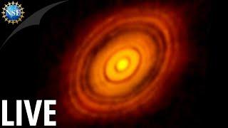 [LIVE] Image of Planet Formation Around Infant Star | ALMA (Atacama Large Millimeter Array)