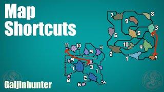 MH4G/MH4U: Map Shortcuts