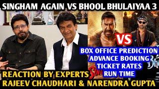 Singham Again Vs Bhool Bhulaiyaa 3 Movie | Box Office Prediction | Advance Booking | Ticket Rates