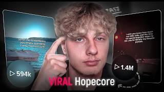 How To Make VIRAL Hopecore TikTok Videos (NEW Niche)