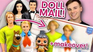 Doll MAIL & MAKEOVER! Scooby-Doo Shaggy & Fred, Elvis & Priscilla, LOL Doll! Styling SHORT doll hair