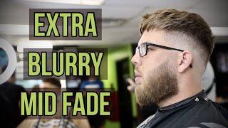 How To: Extra Blurry Mid Bald Fade with Crazy Texture Haircut on TheBarberPhil (Barber Tutorial)