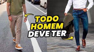 As ÚNICAS 4 Calças que TODO HOMEM PRECISA TER (será que VOCÊ já tem?) | Glow Up Masculino