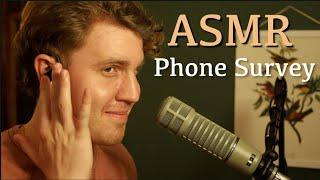 asmr  phone survey‍soft spoken questions on customer satisfaction