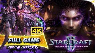 Starcraft 2 Heart of The Swarm Full Game on Brutal Difficulty | 4k 60fps
