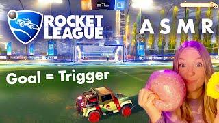 ASMR Playing Rocket League  Goal = Trigger (Whispered Gaming)