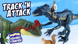 Jurassic World Dinosaur Indoraptor & Sinotyrannus Dino Trackers Review