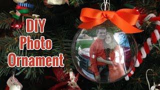 DIY PHOTO ORNAMENT | Christmas Gift | Pinterest Inspired