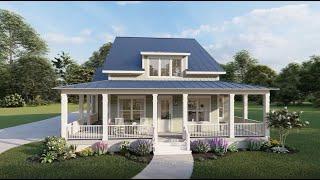 COTTAGE HOUSE PLAN 041-00271 WITH INTERIOR