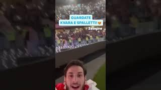 KVARATSKHELIA E SPALLETTI SCATENATI ALLA FESTA SCUDETTO DEL NAPOLI: GUARDATE IL MISTER! #shorts