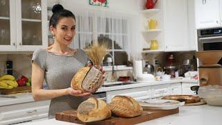 Թթխմորով Հաց - Sourdough Bread Recipe - Heghineh Cooking Show in Armenian