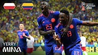 Yerry MINA Goal - Poland v Colombia - MATCH 31