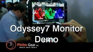 Odyssey 7 & 7Q monitor recorder demo @ Cine Gear Expo 2013!