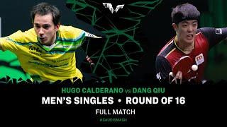 FULL MATCH | Hugo CALDERANO vs Dang QIU | MS R16 | #SaudiSmash 2024