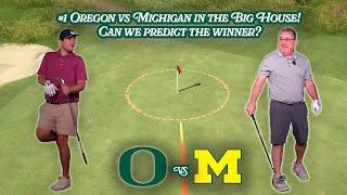 Can we Predict the Result of Oregon VS. Michigan by Golfing on our Home Golf Simulator?