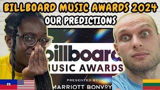 REACTION TO BILLBOARD MUSIC AWARDS 2024 NOMINATIONS & OUR PREDICTIONS