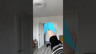 72ft Paper Plane WORLD RECORD (Totally Not Fake) #diy #airplane #papercraft