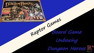 Board Game Unboxing Dungeon Heroes