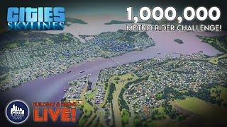 The 1,000,000 Metro Rider Challenge... LIVE! |  Building and Brews!