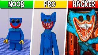 LEGO Hallucination Huggy Wuggy : Noob, Pro, HACKER! / (Poppy Playtime Chapter 3)