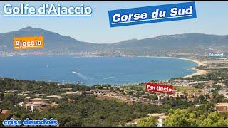 Golfe d'Ajaccio ; Timelapse ; Route des Cannes ; Corse du sud ; Île-de-beauté ; France