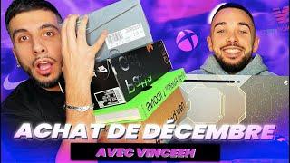 NOS ACHATS DE DÉCEMBRE Feat @Vinceeh (On s'est fait PLAISIR..)