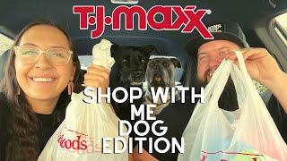 TJ MAXX SHOP WITH ME AND MY DOGS | DOG TOY HAUL | Alisha Benson