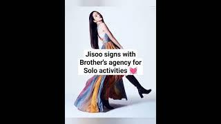 Jisoo signs with Brother's agency for Solo activities #blackpink #blink #kpop #jisoo #lisa #viral