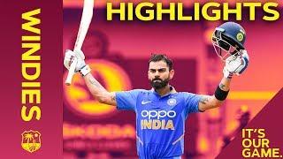 Magnificent Virat Kohli Hits Brilliant Century | Windies vs India 2nd ODI 2019 - Highlights