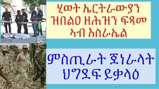 #ኣብ እስራኤል ኤርትራውያን ተቐቲሎም #ጀነራላት ህግደፍ ጉዶም ይቕላዕ #ኣመሪካ ቀይሕ-መስመር ሩስያ ትጥሕስ #lbonatv #eritreanews #tigray