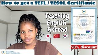 Teaching English in Japan | How To Get A TEFL/TESOL Certificate Online | GIVEAWAY #tefl