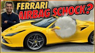  Airbag SCHOCK bei den Ferrari F8 Spider ! Darf so etwas passieren| Hamid Mossadegh #ferrari