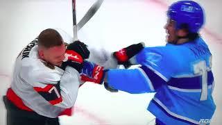 Brady Tkachuk doesn't want to drop the gloves with Arber Xhekaj