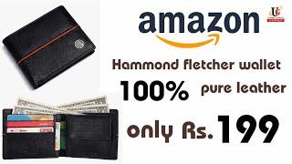 Hammond fletcher wallet unboxing perches by Amazon #amazone (Ug  Unboxing Guruji)