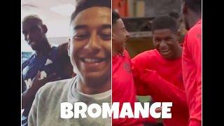 Pogba, Lingard and Rashford || BROMANCE || Best moments