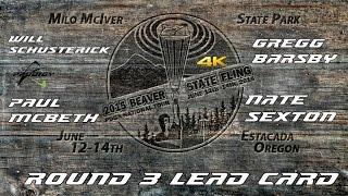 2015 Beaver State Fling: Round 3  Lead Card (Schusterick, Barsby, McBeth, Sexton) (4K)