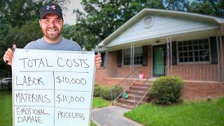 How Much Has The $20 House Flip ACTUALLY Cost Us?