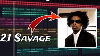 Why is 21 Savage Beat Production So Addicting?! ft @prodkxvi