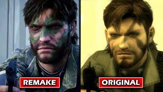 MGS3 Remake Vs Original Comparison [NEW Cutscenes]