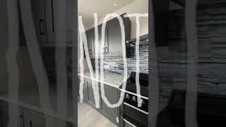 3D Very Realistic Stone Effect Kitchen Glass Splashback  #shortvideo #design