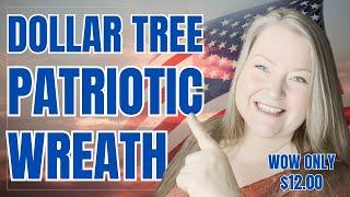 Dollar Tree Patriotic Wreath How to Make A Patriotic Flower Wreath Stunning Petal Wreath Only $12.00