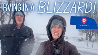 Trapped In A Blizzard & I-80 CLOSED! (Grand Island, Nebraska)