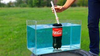 Experiment: Coca Cola Fountain Under Water