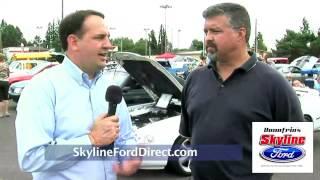 Chad Clevenger of Skyline Ford Interview at car show