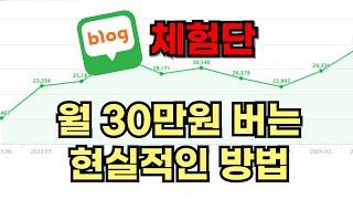 블로그 체험단으로 월30만원 생활비 아끼는 현실적인 방법